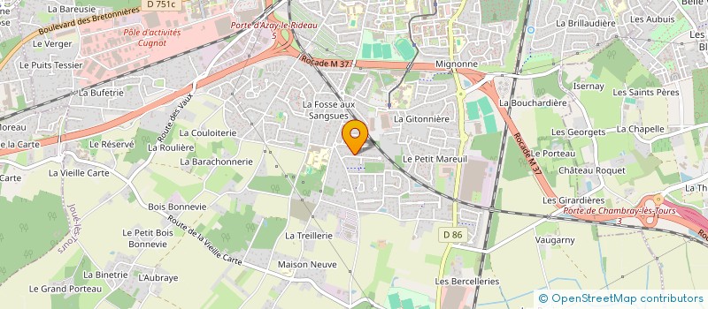 localisation de l'entreprise MONSIEUR PIERRE UKALOVIC à JOUE-LES-TOURS