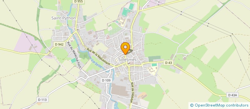 localisation de l'entreprise MONSIEUR PIERRE ULJASZ  SOLESMES