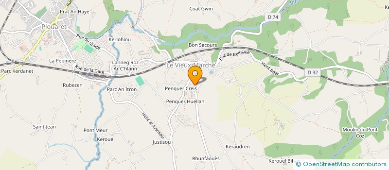 localisation de l'entreprise MONSIEUR PIERRE ULLOIS  LE VIEUX-MARCHE