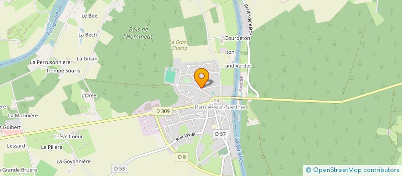 localisation de l'entreprise MONSIEUR PIERRE ULLY  PARCE-SUR-SARTHE