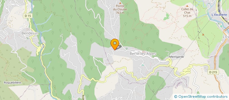 localisation de l'entreprise MONSIEUR PIERRE URAGO  BERRE-LES-ALPES