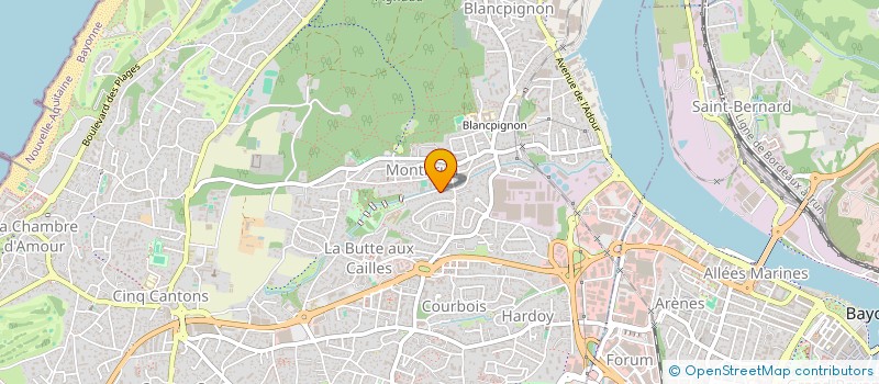 localisation de l'entreprise MONSIEUR PIERRE URHE  ANGLET