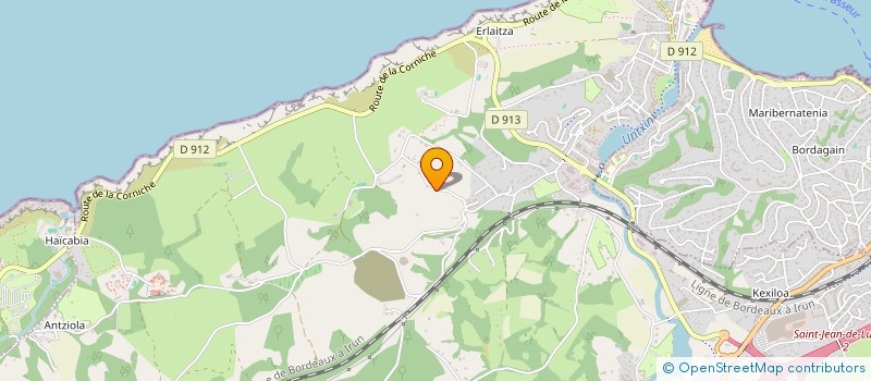 localisation de l'entreprise MONSIEUR PIERRE URRUTIA BALZOLA  URRUGNE