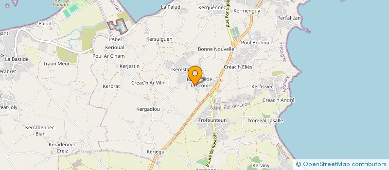 localisation de l'entreprise MONSIEUR PIERRE URVOY DE PORTZAMPARC  ROSCOFF