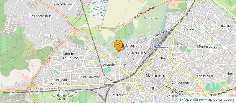 localisation de l'entreprise MONSIEUR PIERRE VACHER à NARBONNE