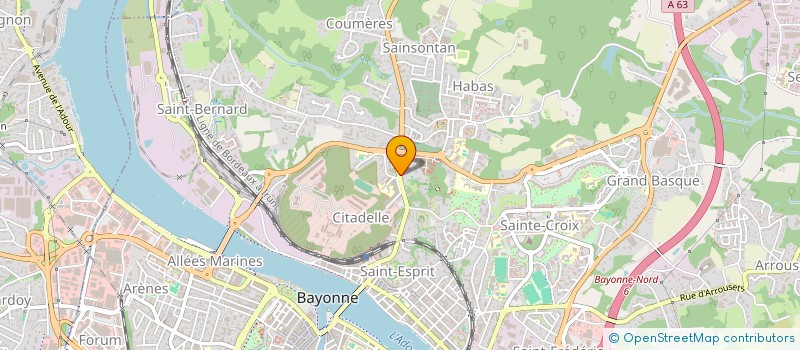 localisation de l'entreprise MONSIEUR PIERRE VACHERE à BAYONNE