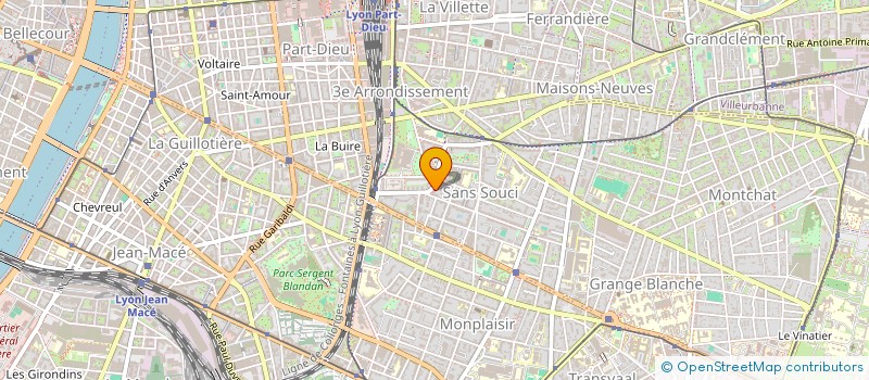 localisation de l'entreprise MONSIEUR PIERRE VADOT  LYON