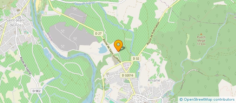 localisation de l'entreprise MONSIEUR PIERRE VAISSE  ANIANE