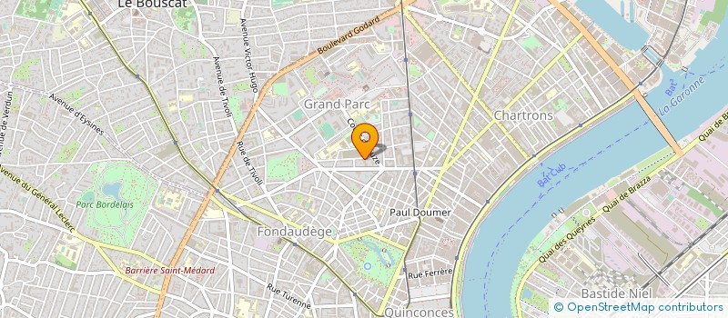 localisation de l'entreprise MONSIEUR PIERRE VALEIX à BORDEAUX