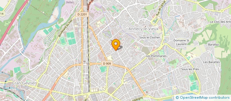 localisation de l'entreprise MONSIEUR PIERRE VALENTIN à ANNECY