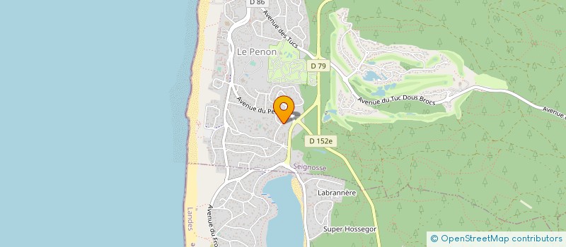 localisation de l'entreprise MONSIEUR PIERRE VALENTIN LABORDE LAULHE  SEIGNOSSE