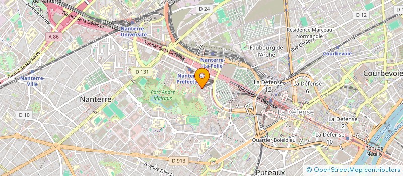 localisation de l'entreprise MONSIEUR PIERRE VALERE à NANTERRE