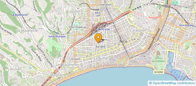 localisation de l'entreprise MONSIEUR PIERRE-VALERY BOLONOTTO à NICE