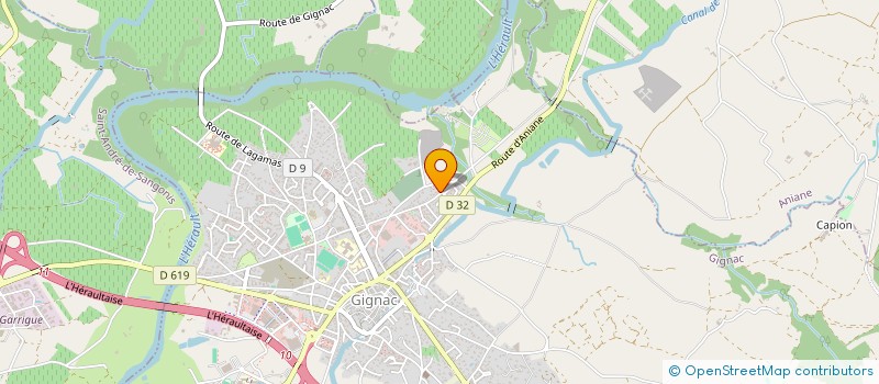 localisation de l'entreprise MONSIEUR PIERRE VALGALIER  GIGNAC