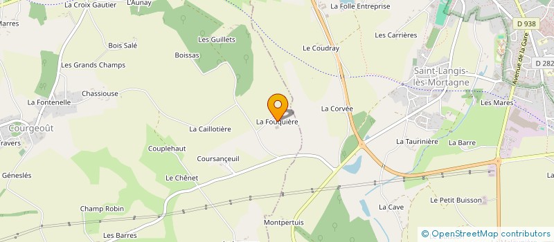 localisation de l'entreprise MONSIEUR PIERRE VALLEE à COURGEOUT