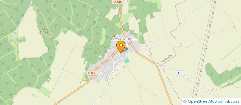 localisation de l'entreprise MONSIEUR PIERRE VALLEE à LES GRANGES-LE-ROI