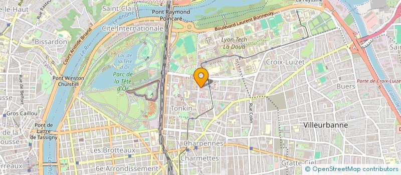 localisation de l'entreprise MONSIEUR PIERRE VALLERY  VILLEURBANNE