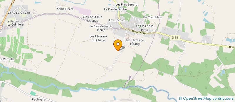 localisation de l'entreprise MONSIEUR PIERRE VALMARD à LA VERNELLE