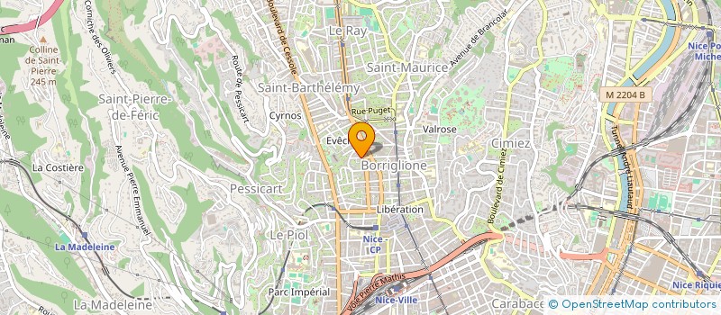 localisation de l'entreprise MONSIEUR PIERRE VAN DER DEURE à NICE