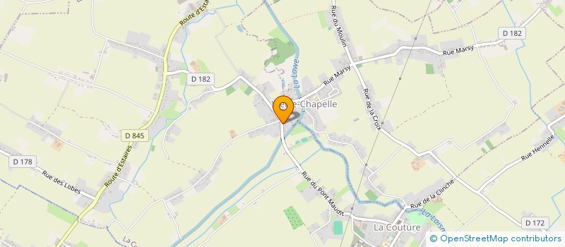 localisation de l'entreprise MONSIEUR PIERRE VAN MOERKERCKE à LA COUTURE