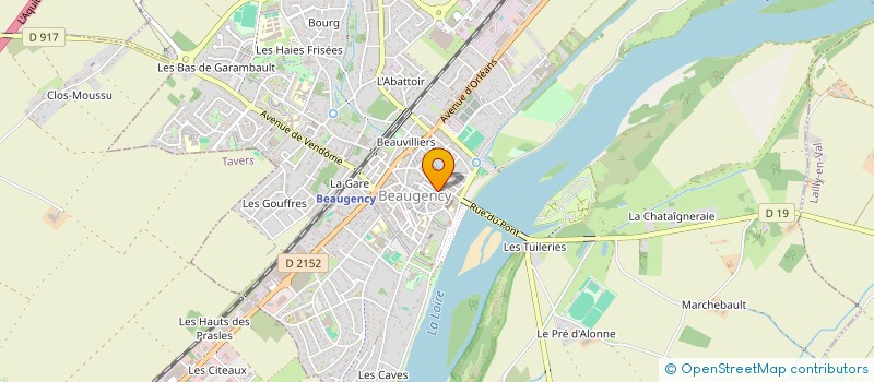 localisation de l'entreprise MONSIEUR PIERRE VANACKER  BEAUGENCY