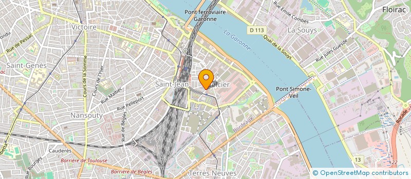 localisation de l'entreprise MONSIEUR PIERRE VANDERBORGHT  BORDEAUX