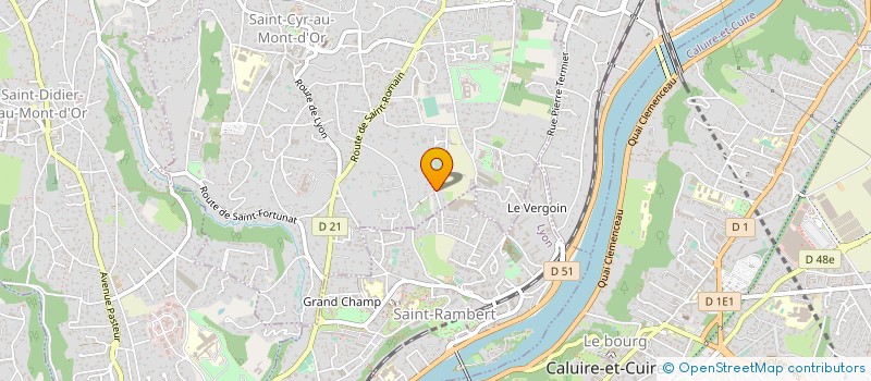 localisation de l'entreprise MONSIEUR PIERRE VANEL  SAINT-CYR-AU-MONT-D'OR