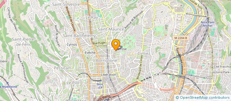 localisation de l'entreprise MONSIEUR PIERRE VANEL à NICE