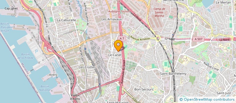 localisation de l'entreprise MONSIEUR PIERRE VANGA  MARSEILLE
