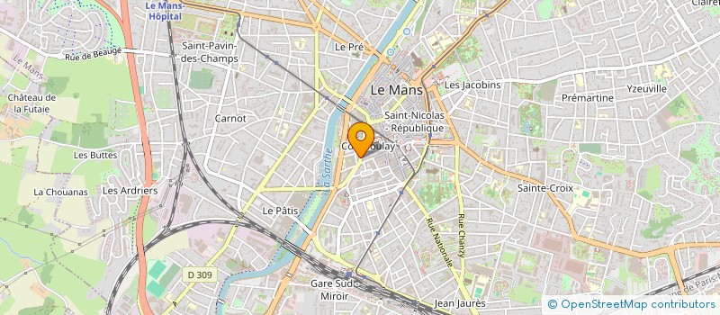 localisation de l'entreprise MONSIEUR PIERRE VANGELUWE à LE MANS