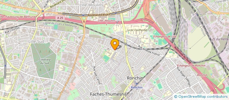 localisation de l'entreprise MONSIEUR PIERRE VANHEEGHE  LILLE