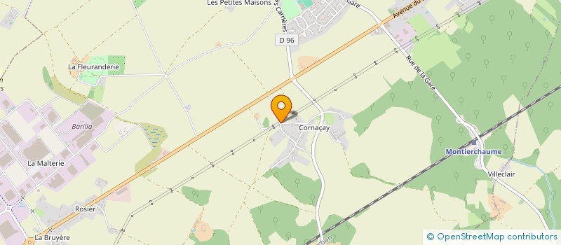 localisation de l'entreprise MONSIEUR PIERRE VAQUIER à MONTIERCHAUME
