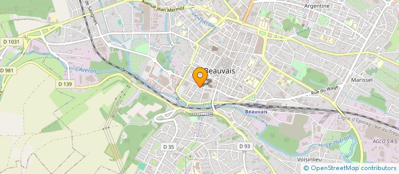 localisation de l'entreprise MONSIEUR PIERRE VARGAS  BEAUVAIS