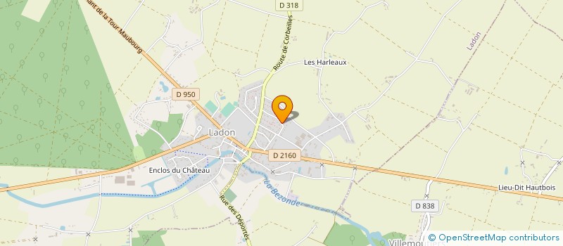 localisation de l'entreprise MONSIEUR PIERRE VASLIER à LADON