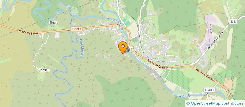 localisation de l'entreprise MONSIEUR PIERRE VASQUEZ  SAUVE