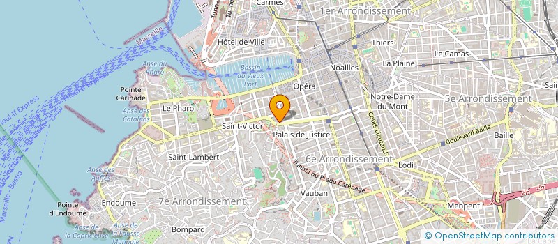 localisation de l'entreprise MONSIEUR PIERRE VASSAL  MARSEILLE