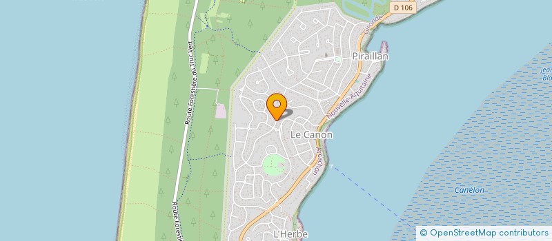 localisation de l'entreprise MONSIEUR PIERRE VASSEUR à LEGE-CAP-FERRET