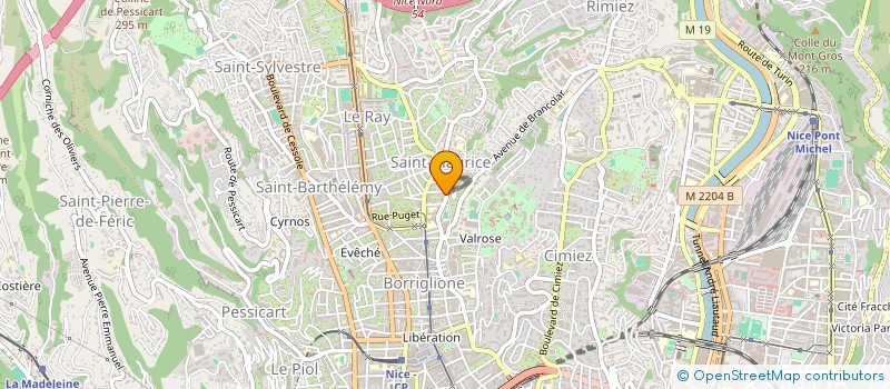 localisation de l'entreprise MONSIEUR PIERRE VASSEUR à NICE