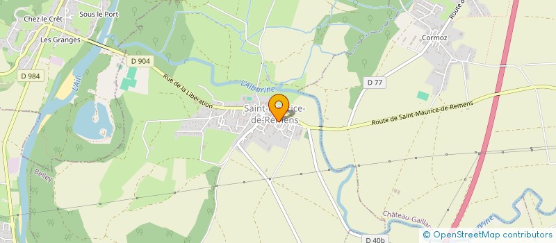 localisation de l'entreprise MONSIEUR PIERRE VASSOILLES à SAINT-MAURICE-DE-REMENS