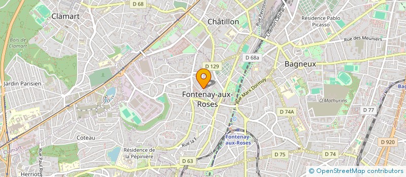 localisation de l'entreprise MONSIEUR PIERRE VASTEL à FONTENAY-AUX-ROSES