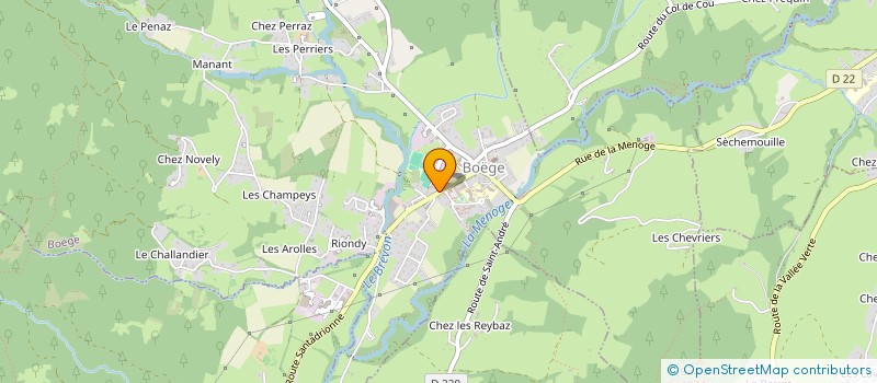 localisation de l'entreprise MONSIEUR PIERRE VAUDAUX  HABERE-POCHE