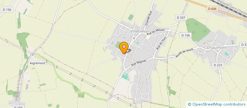 localisation de l'entreprise MONSIEUR PIERRE VAUTARD  VILLEBLEVIN