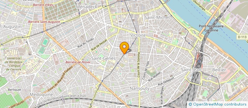 localisation de l'entreprise MONSIEUR PIERRE VAUTRIN--DI PIETRO  BORDEAUX