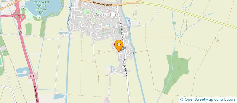 localisation de l'entreprise MONSIEUR PIERRE VAYROU  ARC-SUR-TILLE