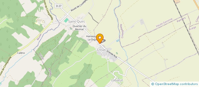 localisation de l'entreprise MONSIEUR PIERRE VEAU à LISSAC