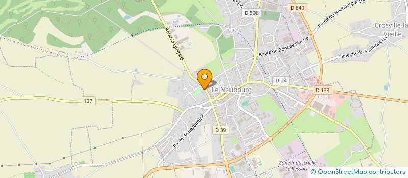 localisation de l'entreprise MONSIEUR PIERRE VEDRINELLE  LE NEUBOURG