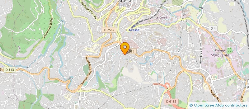 localisation de l'entreprise MONSIEUR PIERRE VEISSEIRE à GRASSE