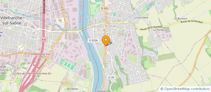 localisation de l'entreprise MONSIEUR PIERRE VENET  JASSANS-RIOTTIER