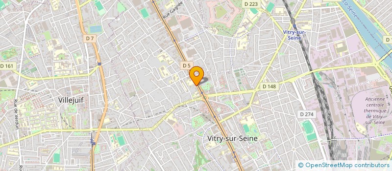 localisation de l'entreprise MONSIEUR PIERRE VEORI à VITRY-SUR-SEINE