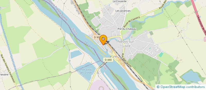 localisation de l'entreprise MONSIEUR PIERRE VERCOUTRE à NEUVY-SUR-LOIRE